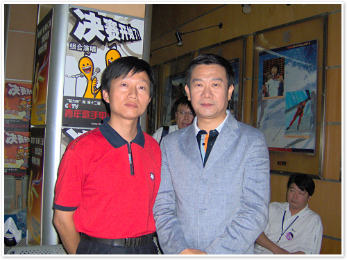 主创人员在央视学习