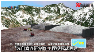 三维动画水电站